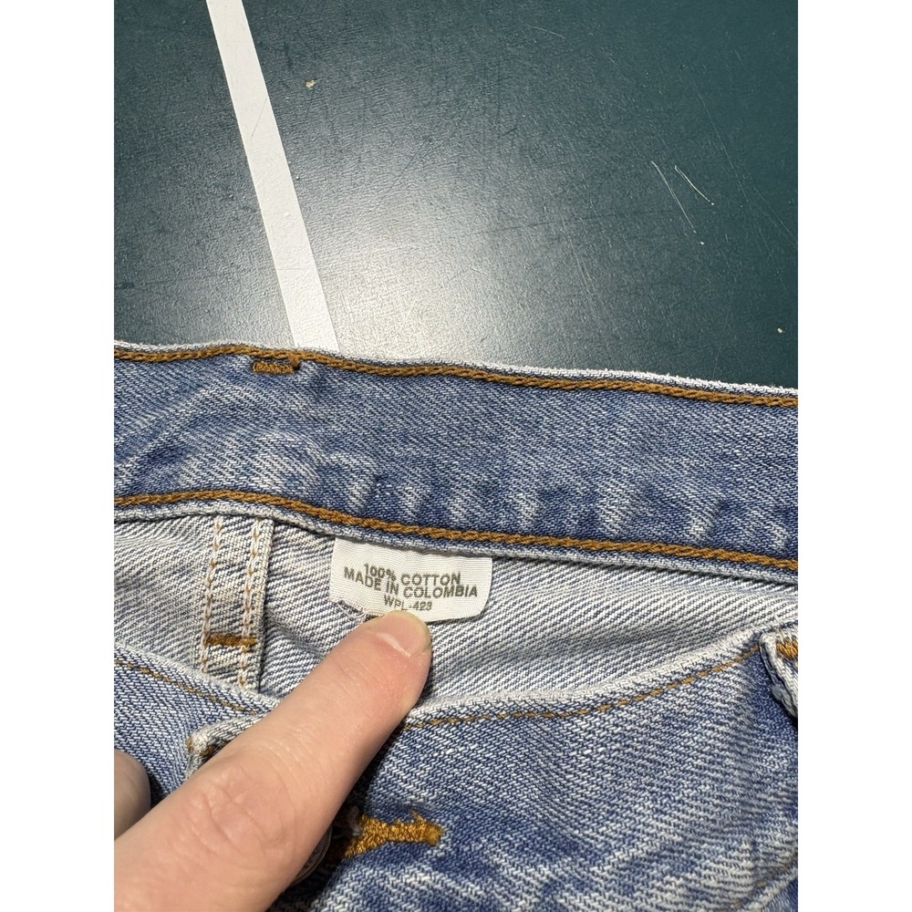 Vintage 80s Levi's 501 Button Fly Denim Jeans Straight Leg 38x30 Mint Condition - Picture 6 of 16